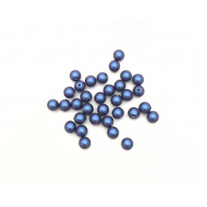 Swarovski perle (5810) ronde 4mm iridescent dark blue